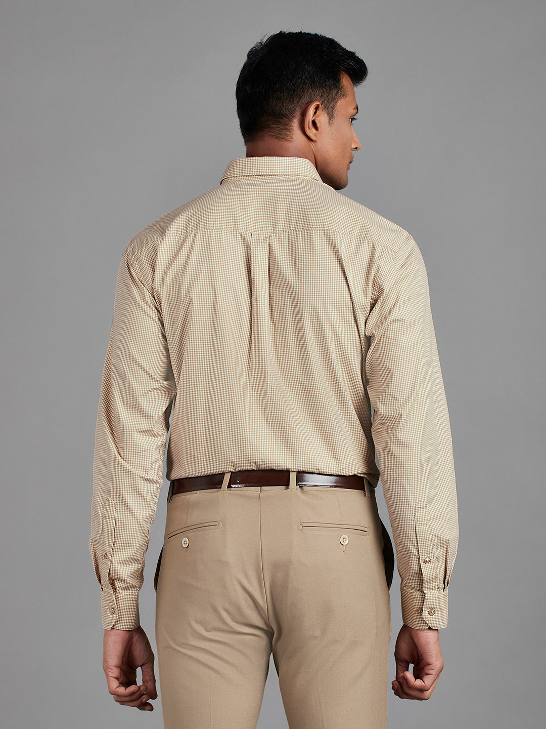 White/Beige Menswear Topwear Shirts