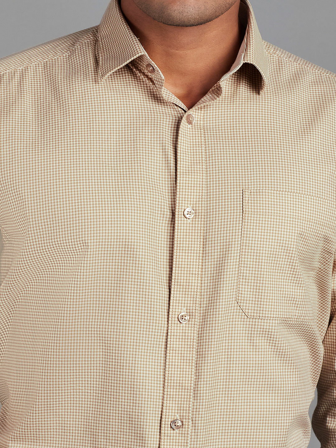 White/Beige Menswear Topwear Shirts