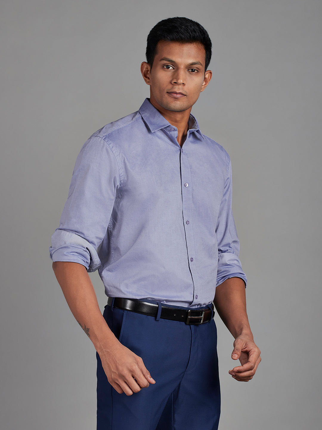Blue Menswear Topwear Shirts