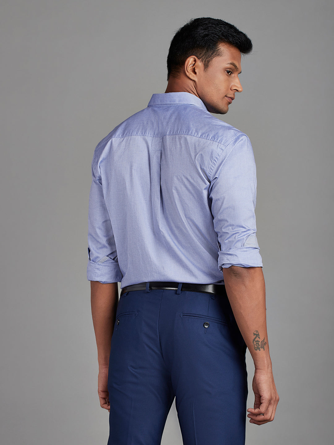 Blue Menswear Topwear Shirts