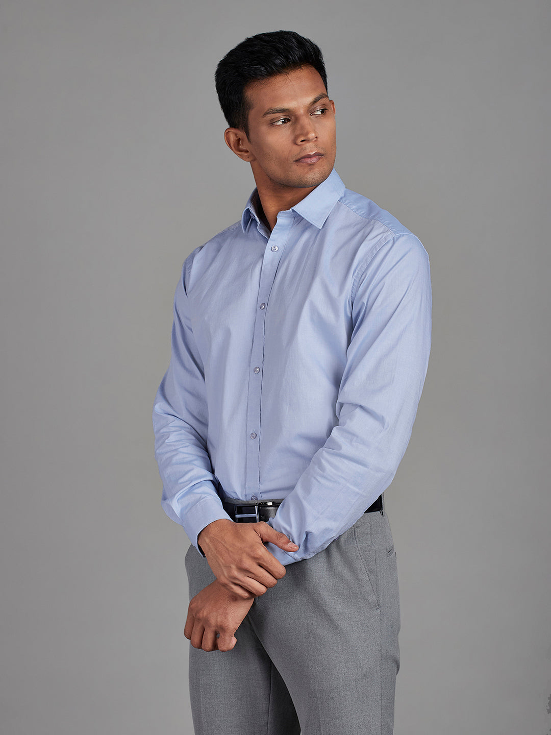 Sky Blue Menswear Topwear Shirts