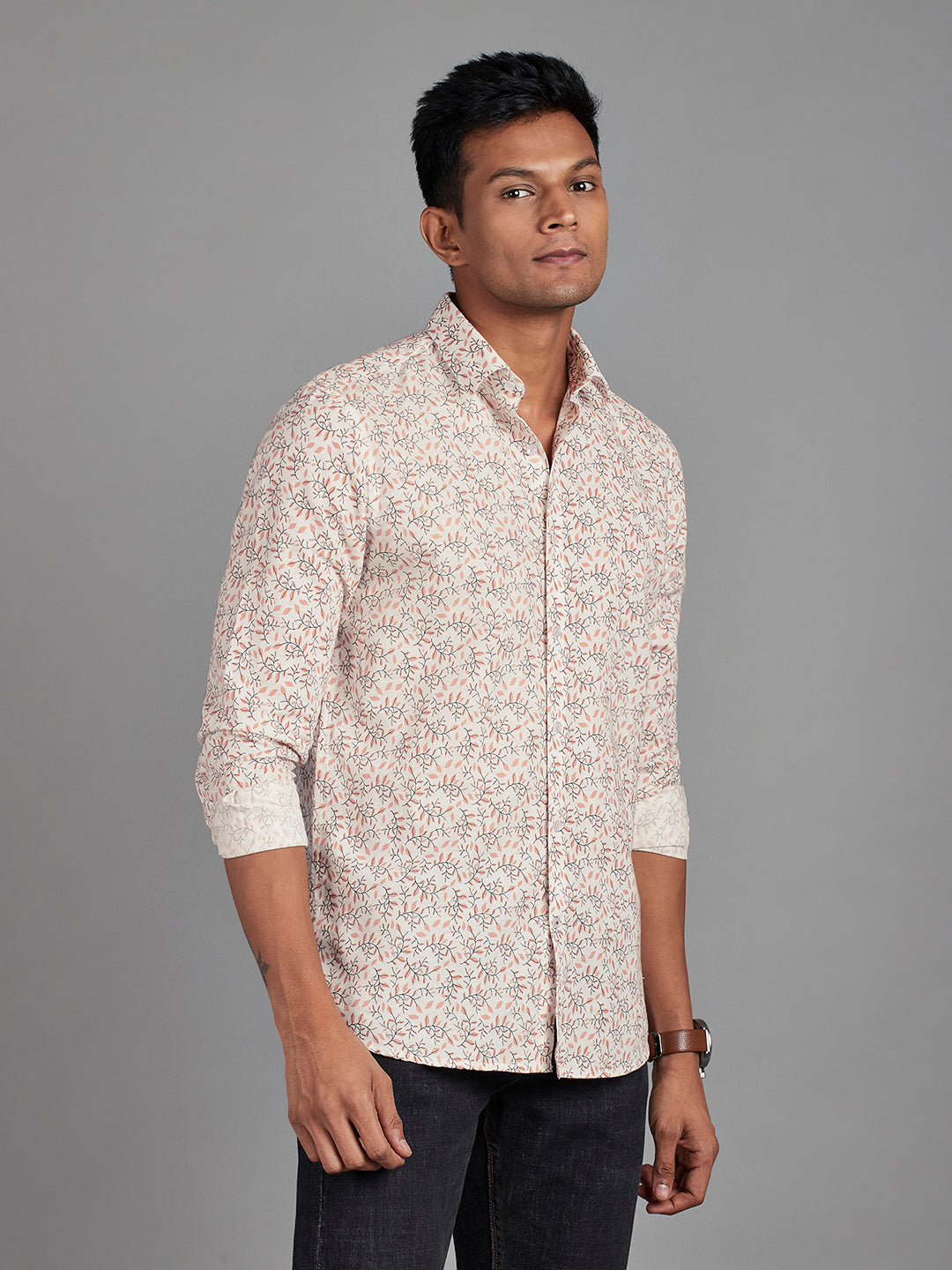 Peach Menswear Topwear Shirts