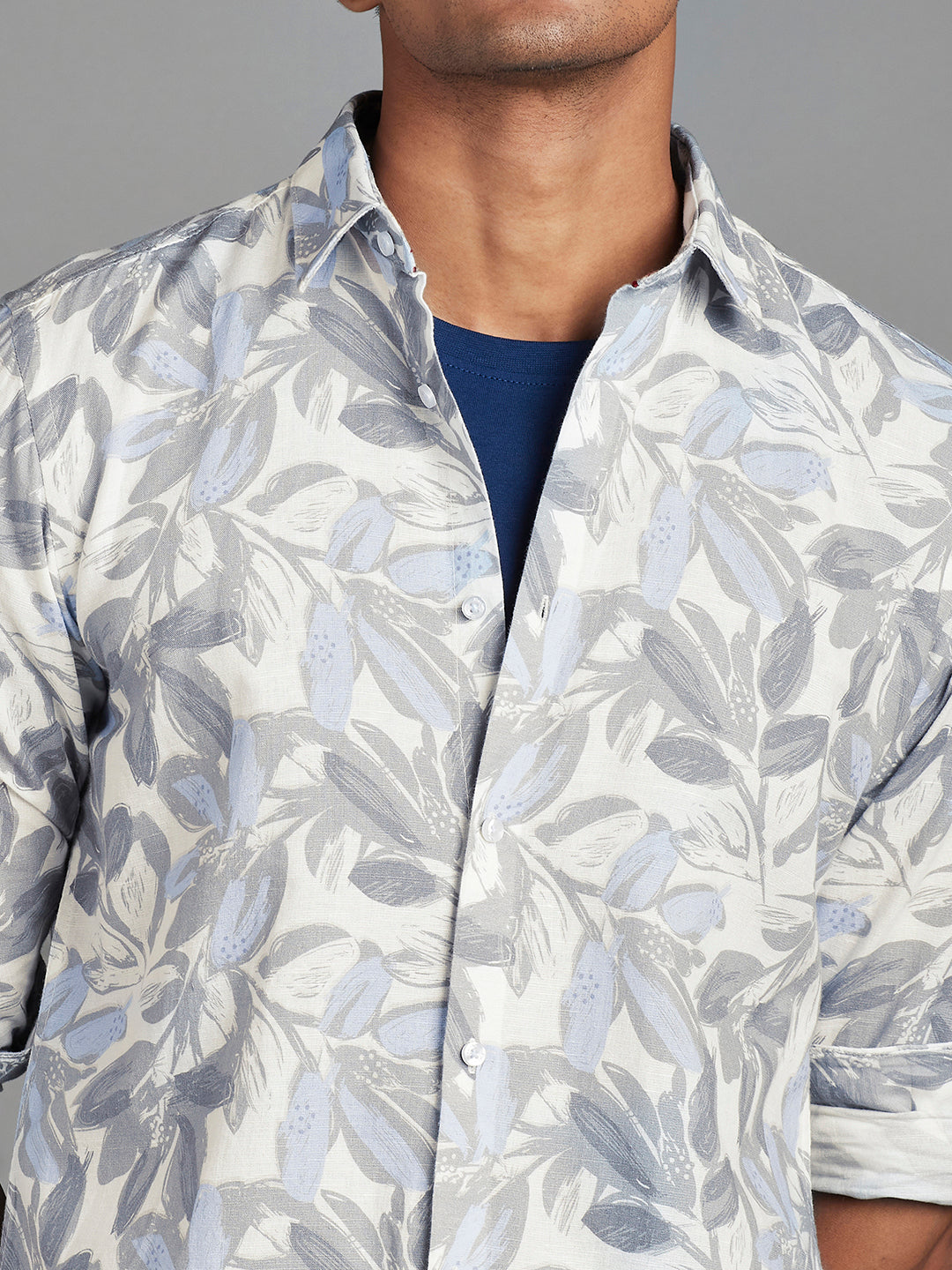 Blue Menswear Topwear Shirts