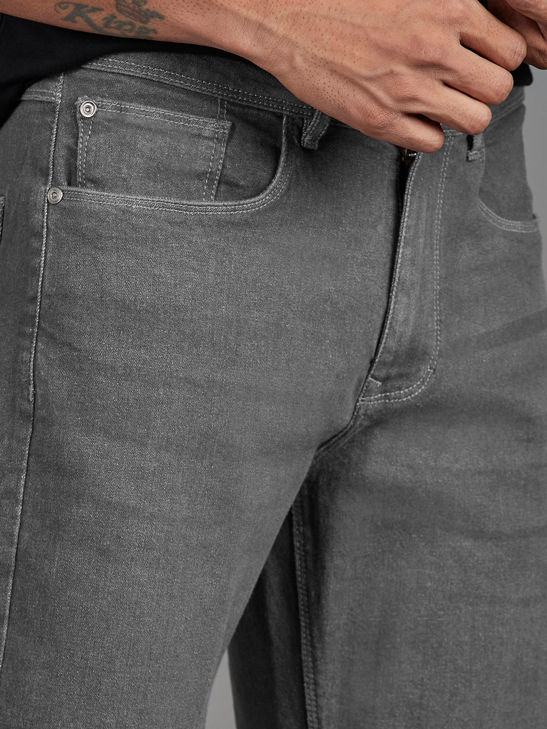 Grey Menswear Bottomwear Jeans