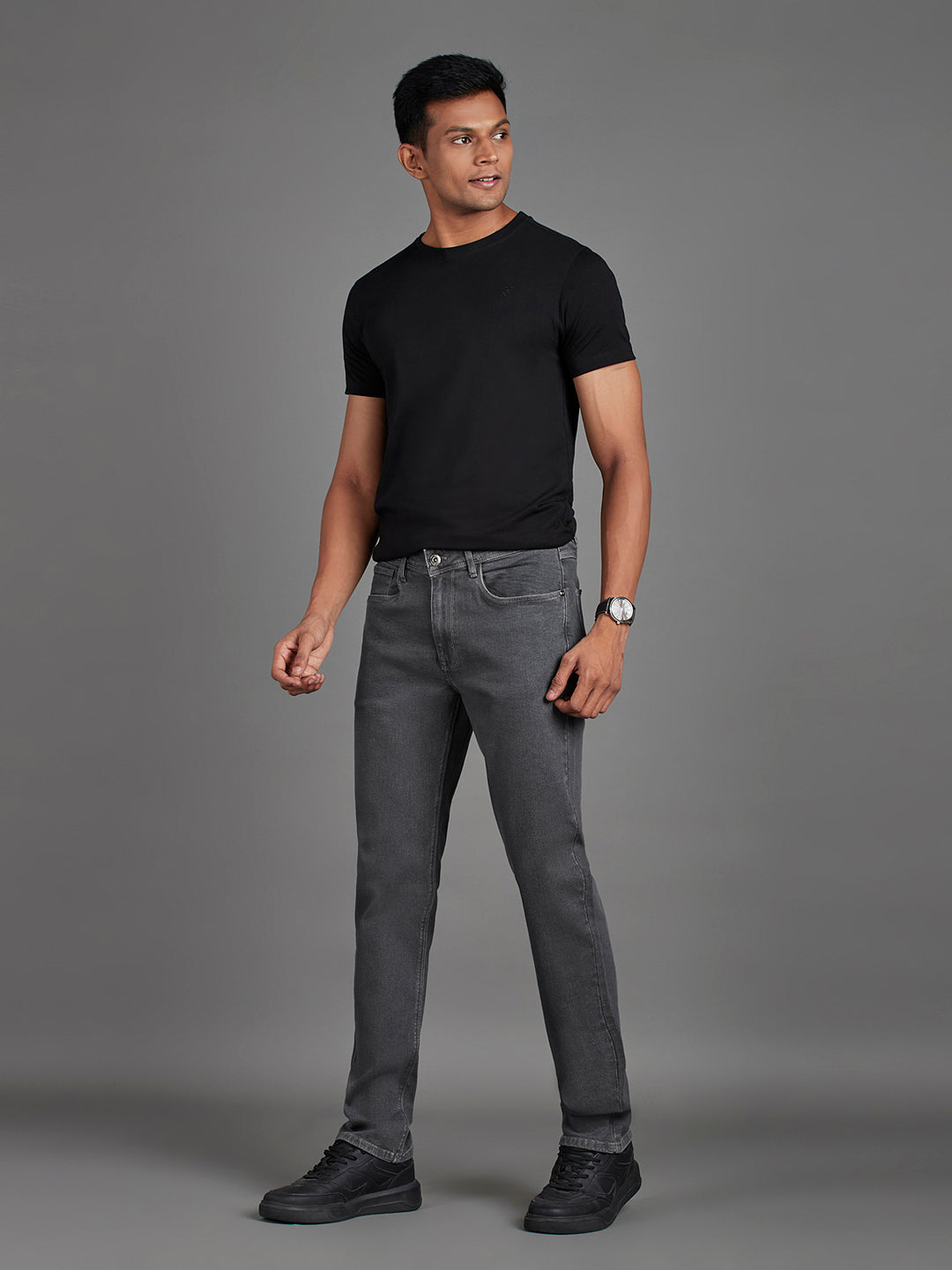 Dark Grey Menswear Jeans