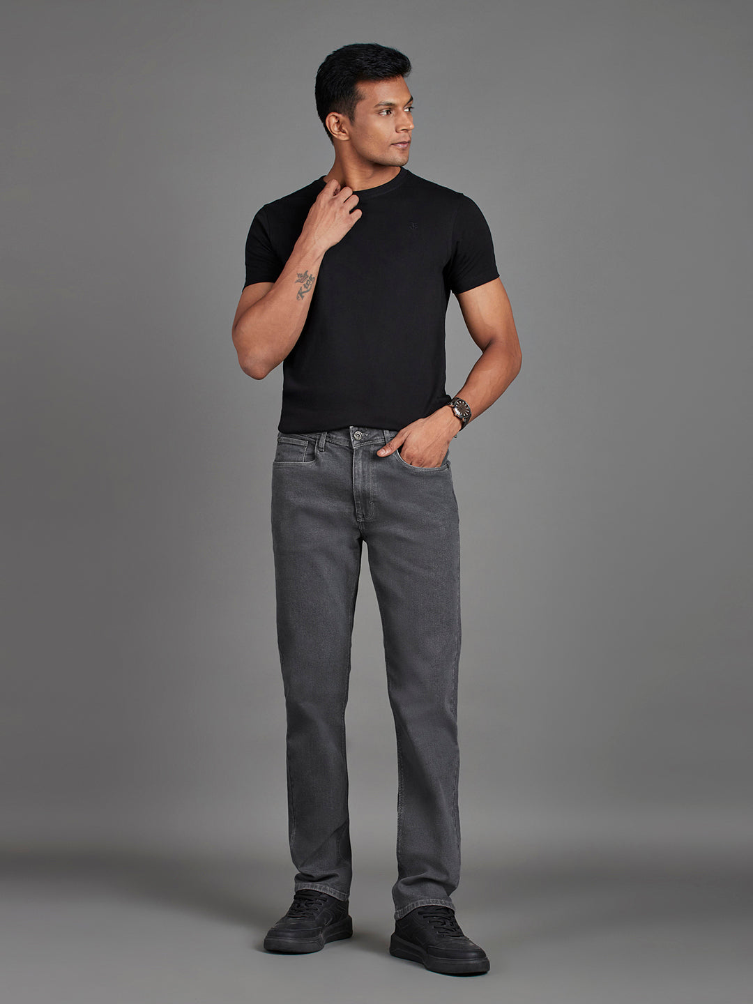 Dark Grey Menswear Jeans