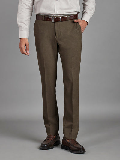 Khaki Menswear Bottomwear Trousers
