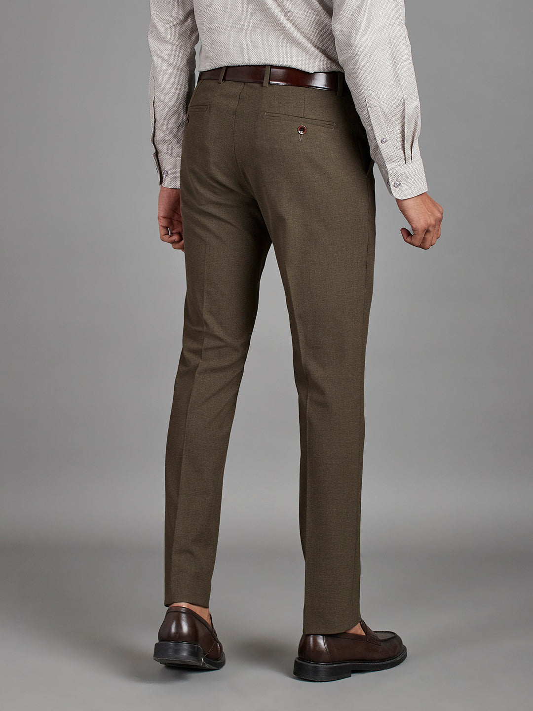 Khaki Menswear Bottomwear Trousers