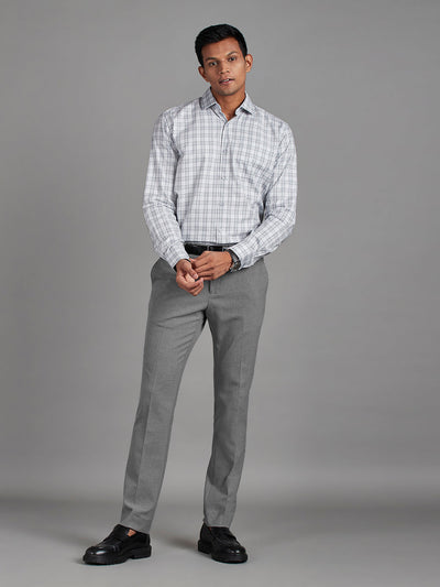 Mid Grey Menswear Bottomwear Trousers