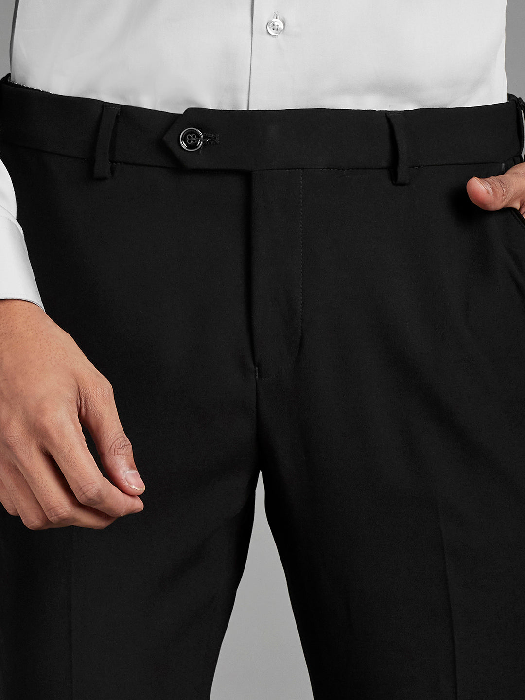 Grey Menswear Bottomwear Trousers