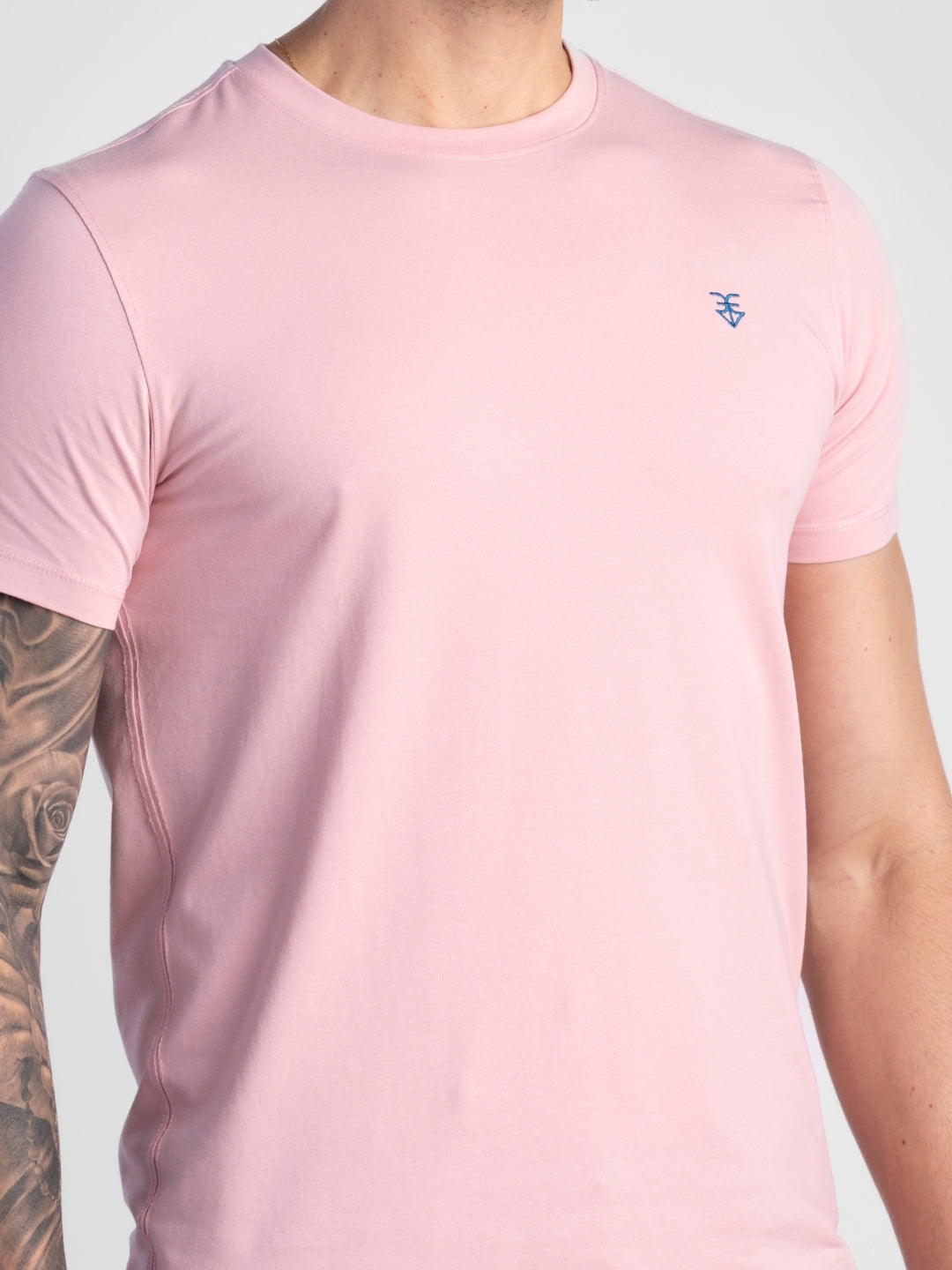 Pink Pure Cotton T-Shirts for Men | Regular Fit Luxury Wear