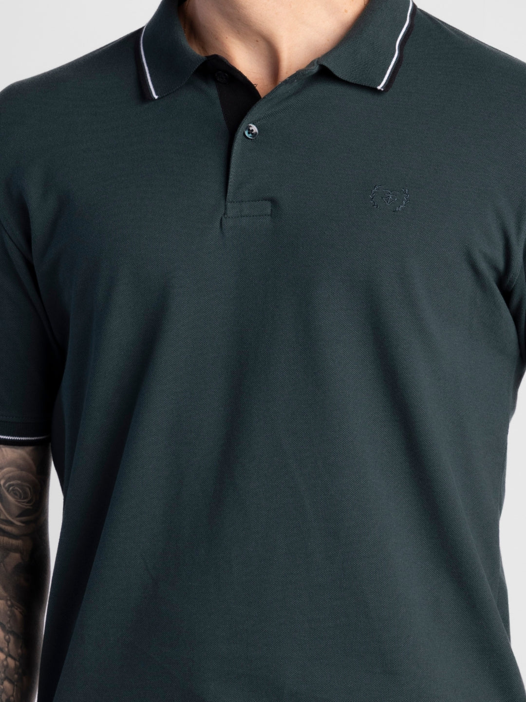 Bottle Green Pure Cotton T-Shirts for Men | Regular Fit Luxury Wear
