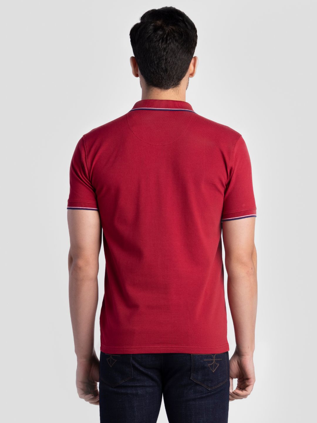 Maroon Pure Cotton T-Shirts for Men | Regular Fit Luxury Wear