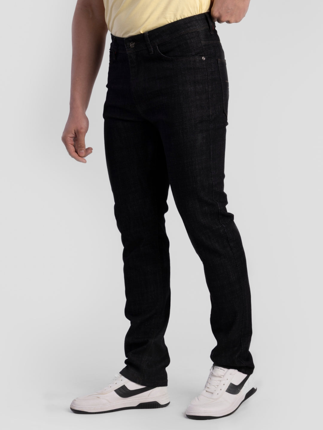 Black Jeans for Men | Regular Fit Luxury Wear