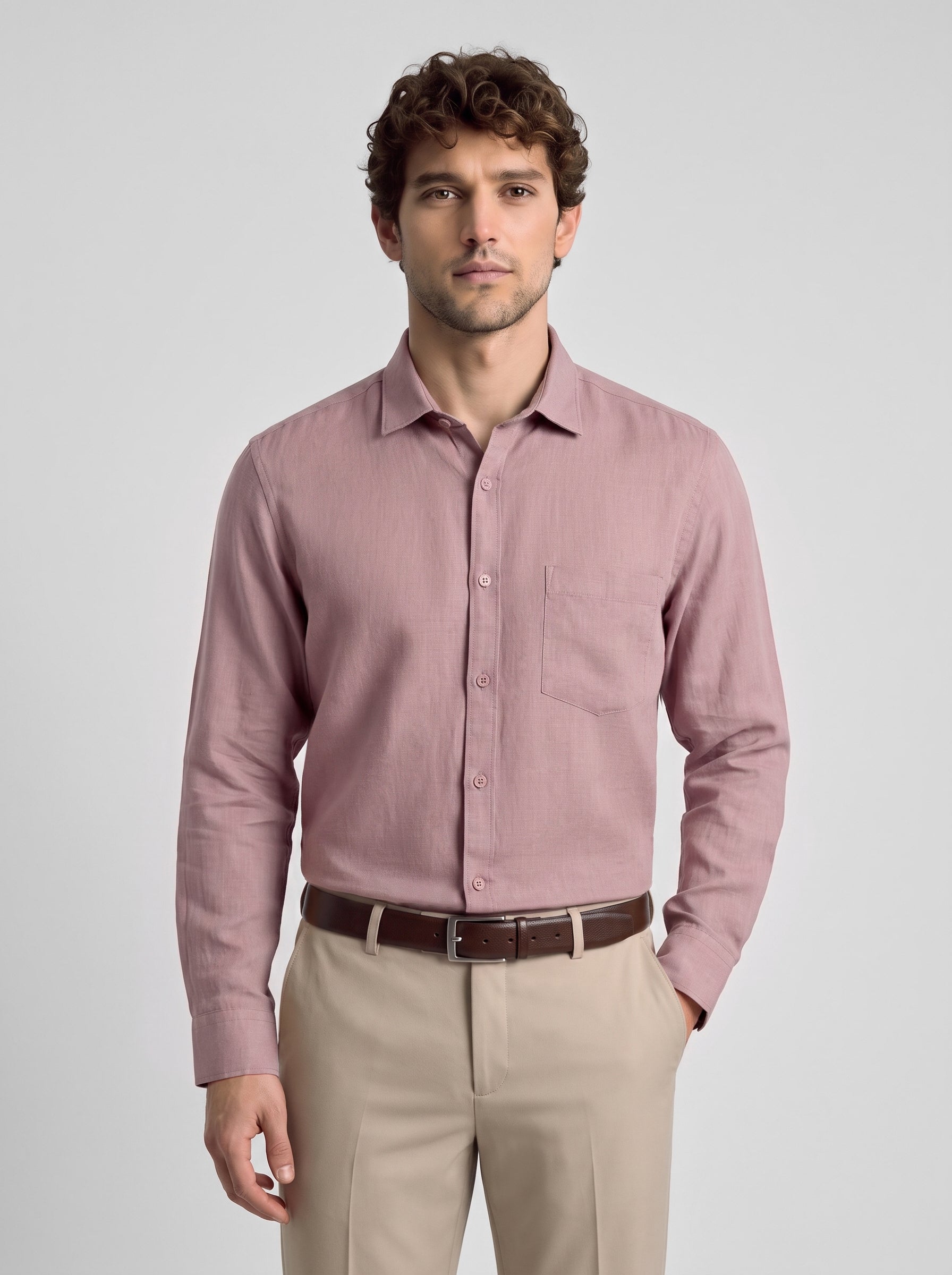 Slim Fit Shirt Mauve