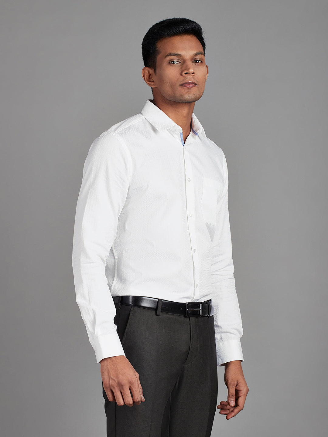 White Menswear Topwear Shirts