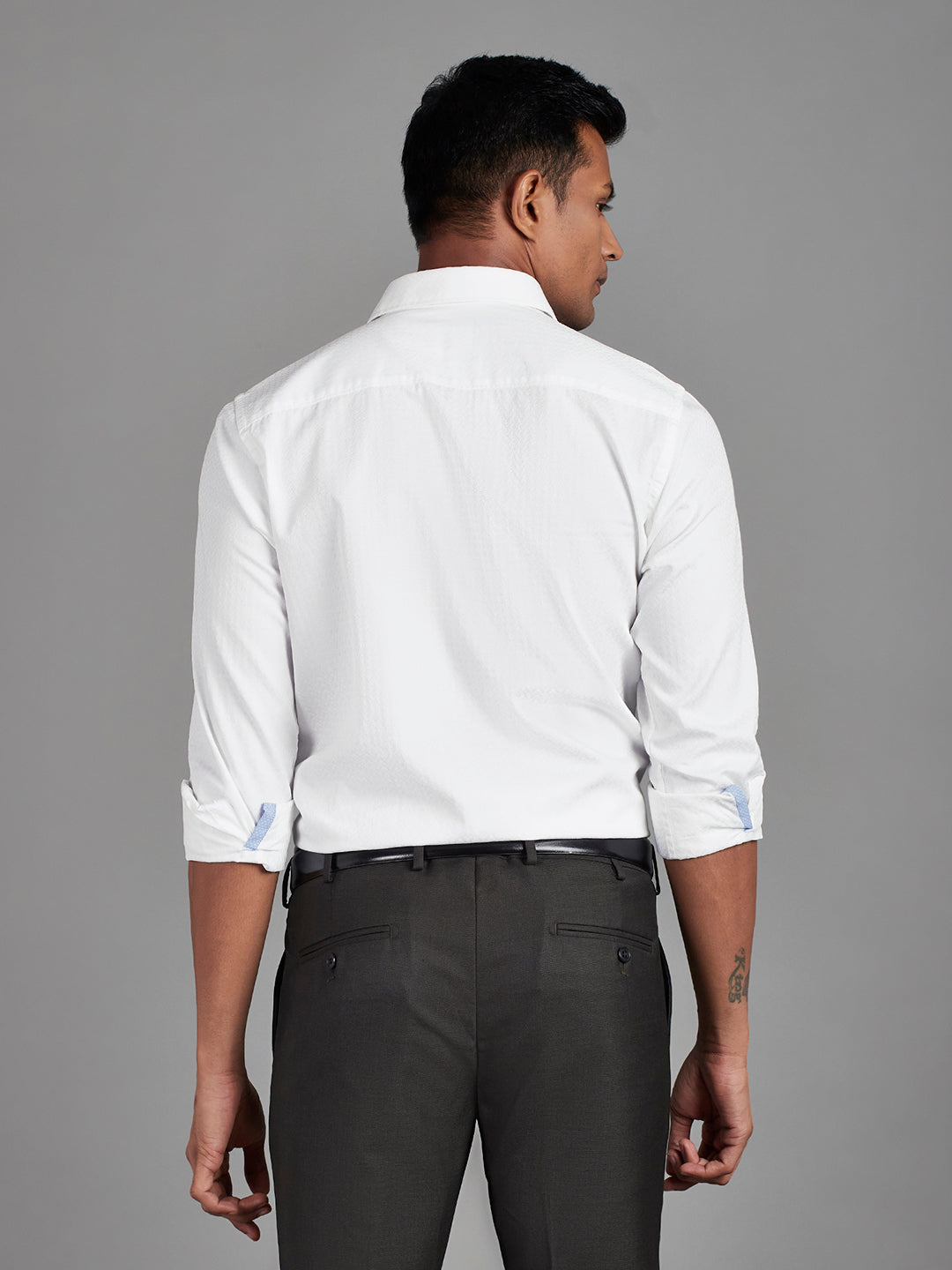White Menswear Topwear Shirts