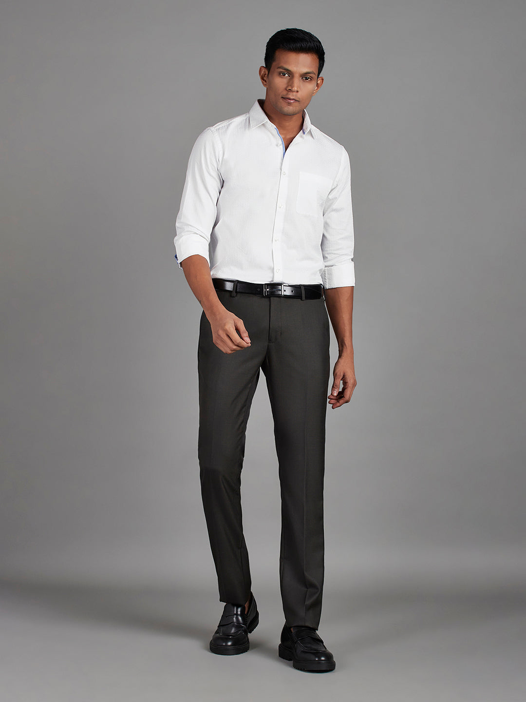 White Menswear Topwear Shirts