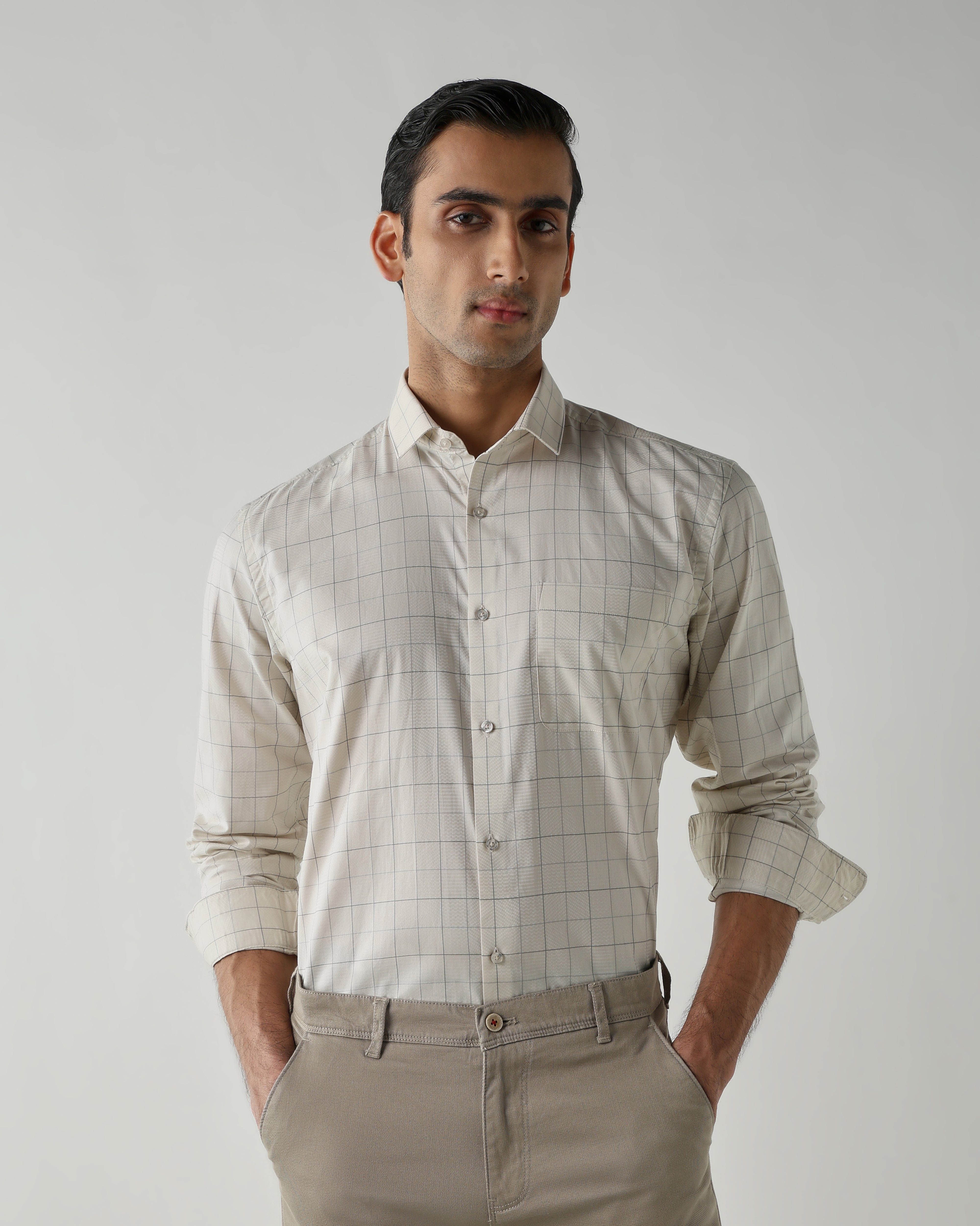 Fawn shirts crafted in 100% cotton,