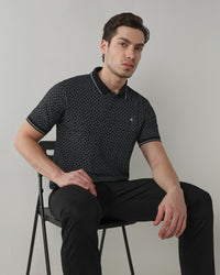 Men Regular Fit T-Shirt Moonless Night