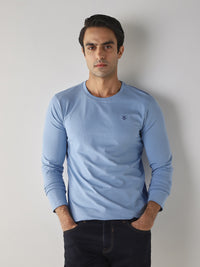 Air force Solid Cotton Lycra Slim Fit Formal Full Sleeve Shirt