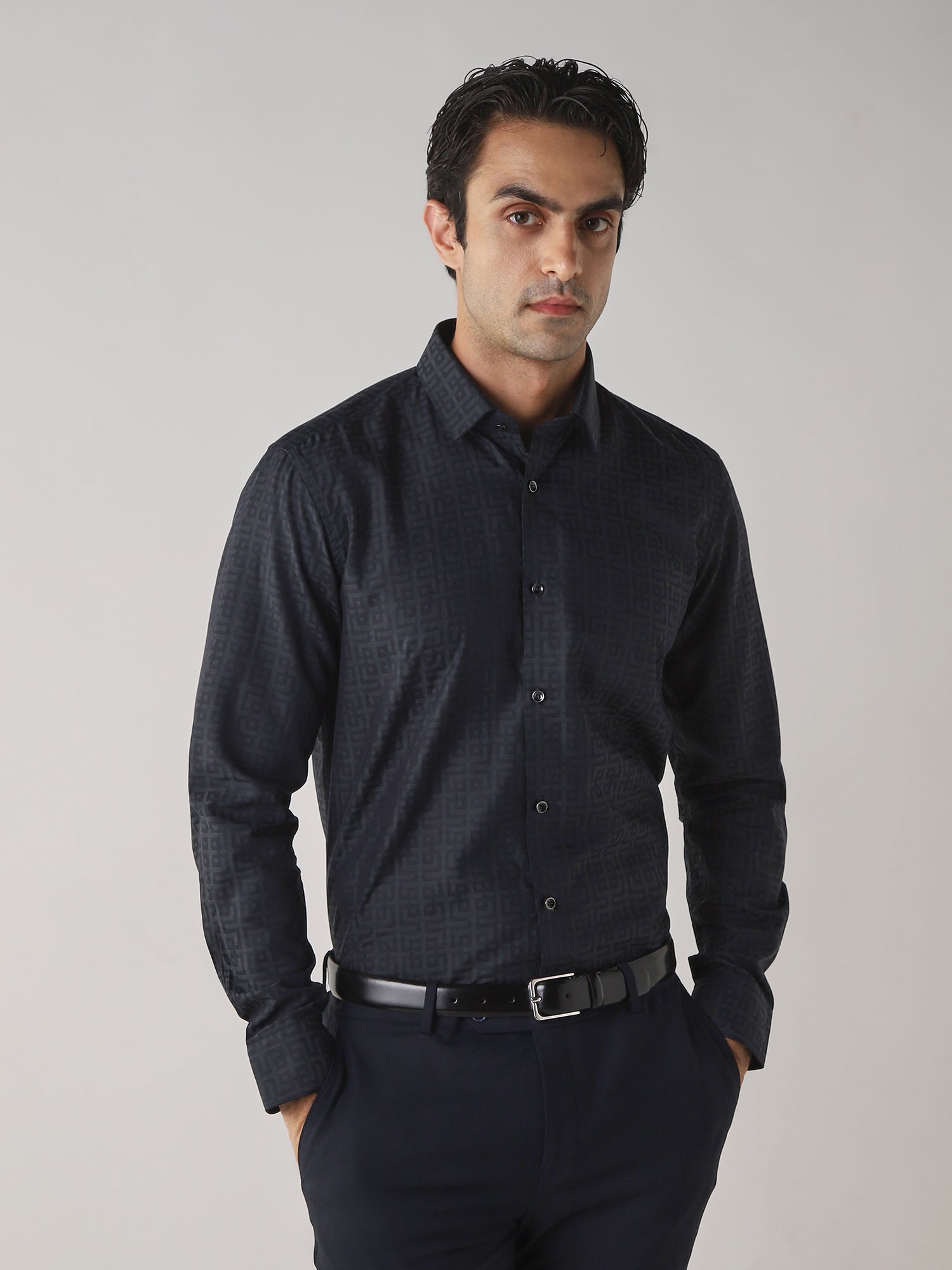 Shirts - Black/Green | Classic Formalwear