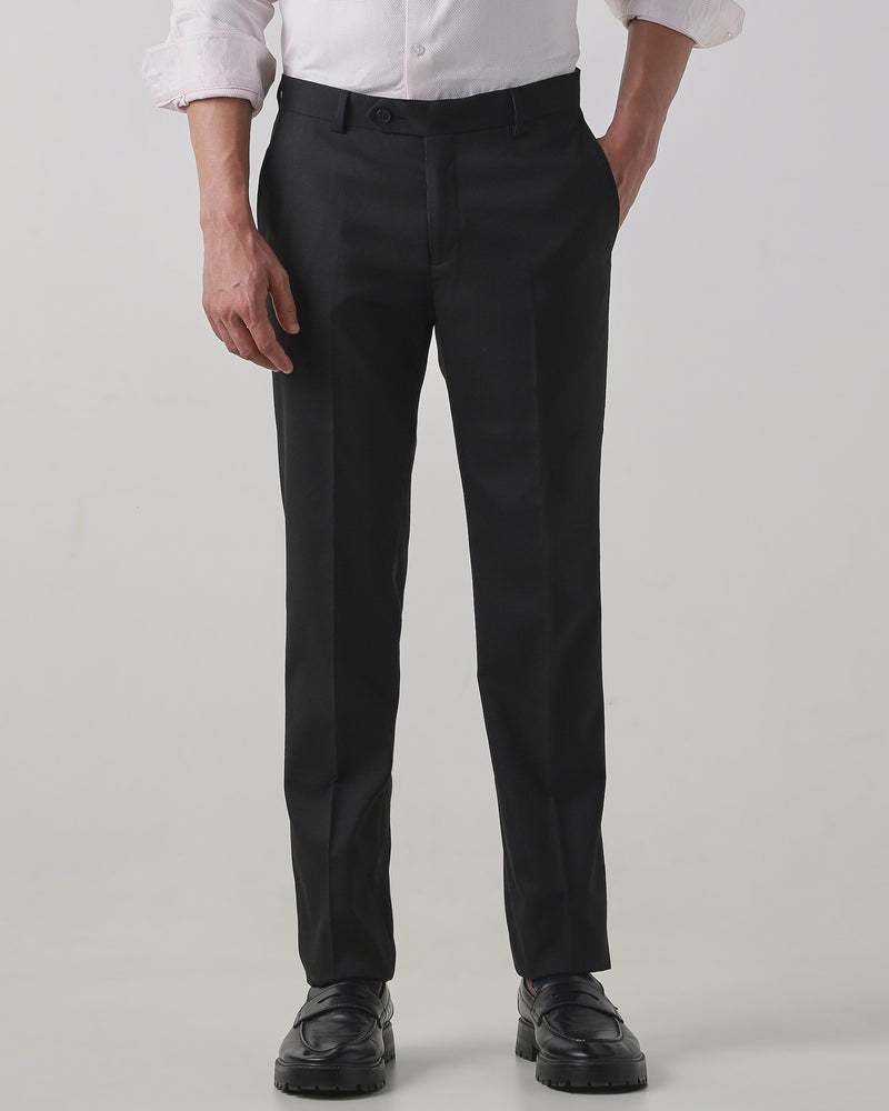 Black  Regular Fit Trouser