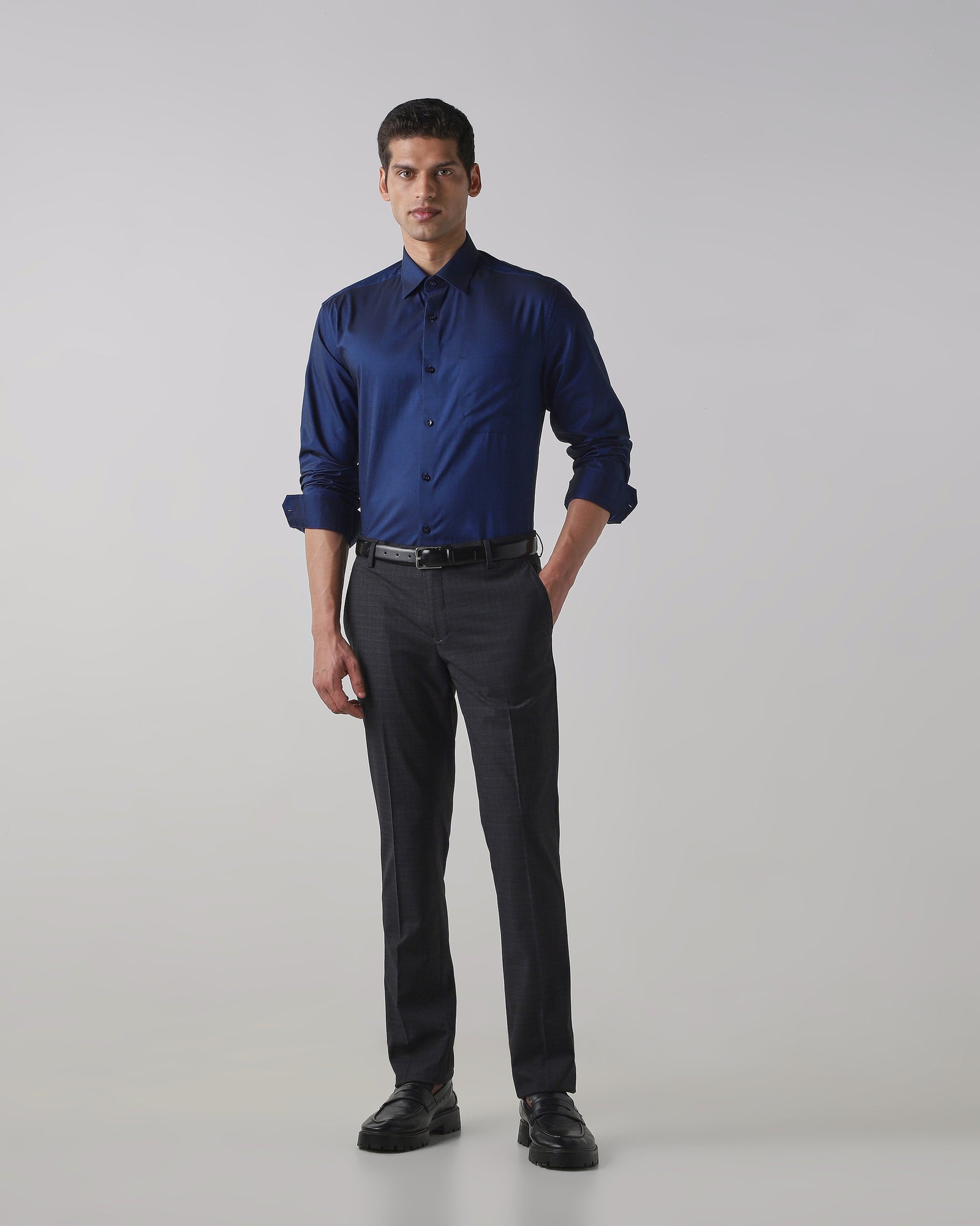 Black Regular Fit Trouser