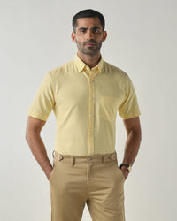 Lemon Slim fit Smart Casual Shirts