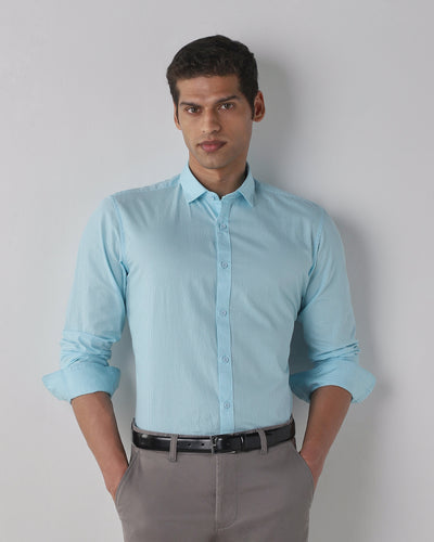 Aqua 100% COTTON Regular Fit Shirt