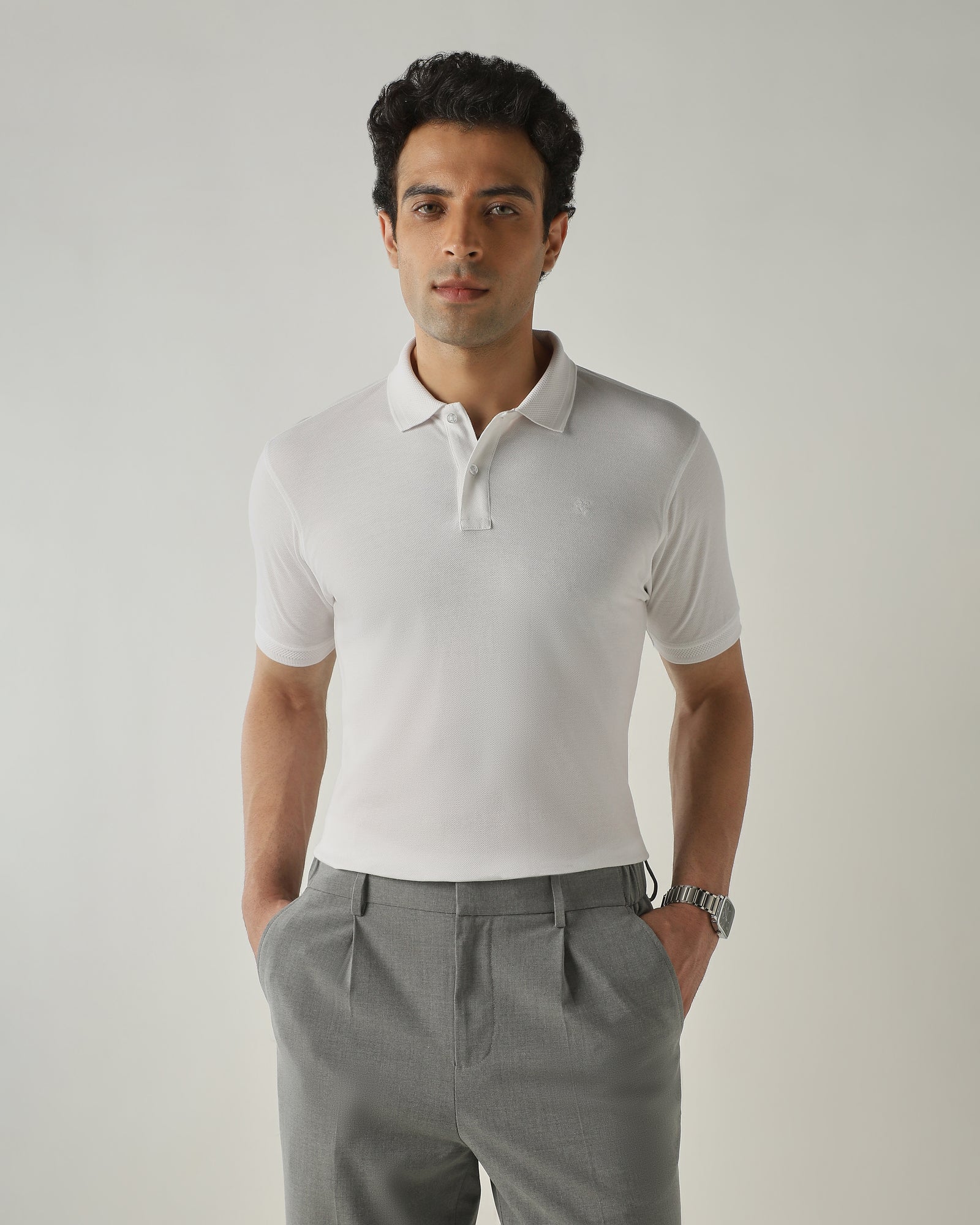T-Shirt White Regular Fit 100% Cotton
