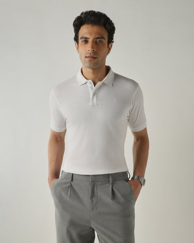 T-Shirt White Regular Fit 100% Cotton