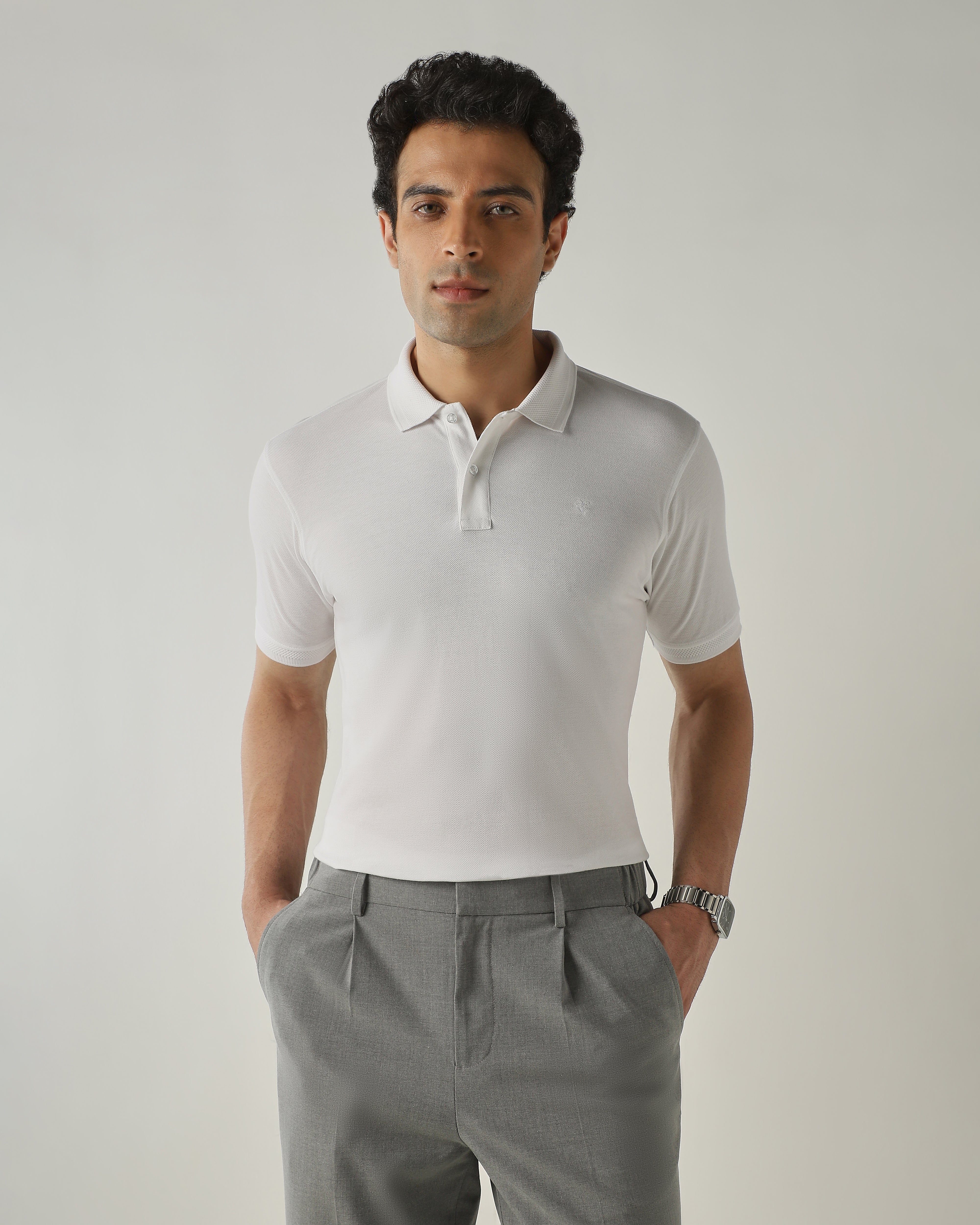 T-Shirt White Regular Fit 100% Cotton