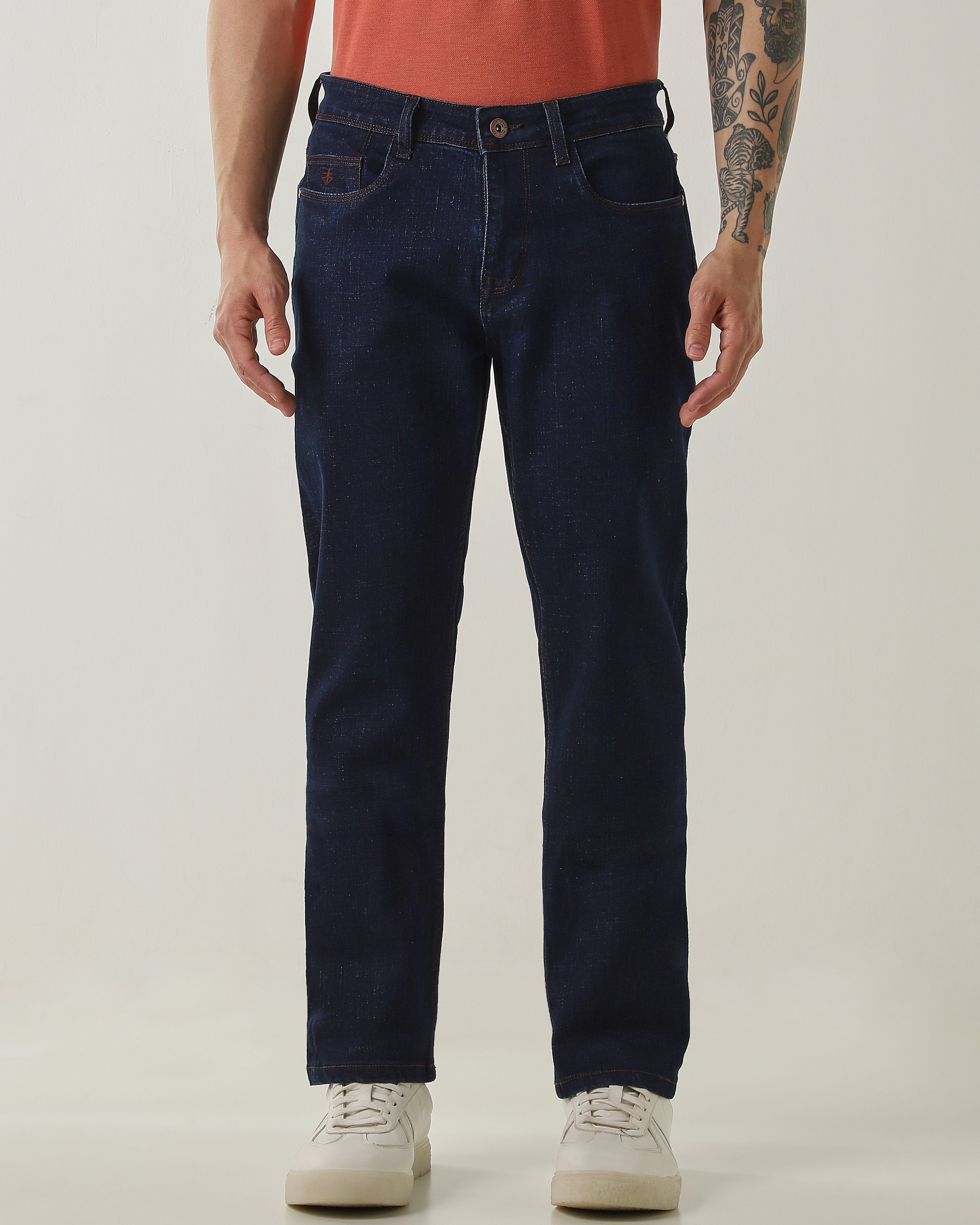 Slim Fit Jeans Dark Blue