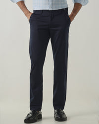 Navy REGULAR Smart Casual Trousers