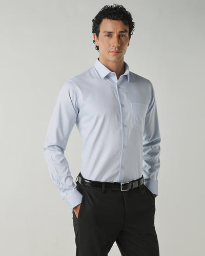 Men Regular Fit Shirts Blue
