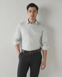 Men Regular Fit Shirt Grey