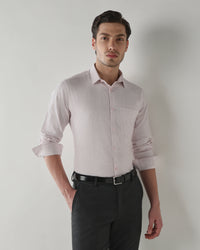 Men Regular Fit Shirt Pink