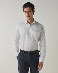 Slim Fit Shirt White/Blue