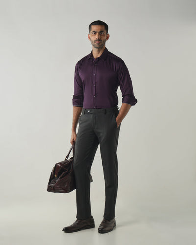 Purple Grape Slim fit Fashion Formal Shirts