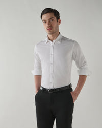 Men Regular Fit Shirt White