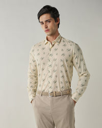 Slim Fit Shirt Cream