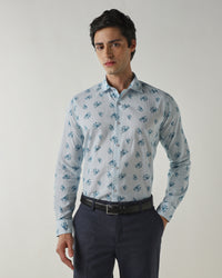 Slim Fit Shirt Powder Blue