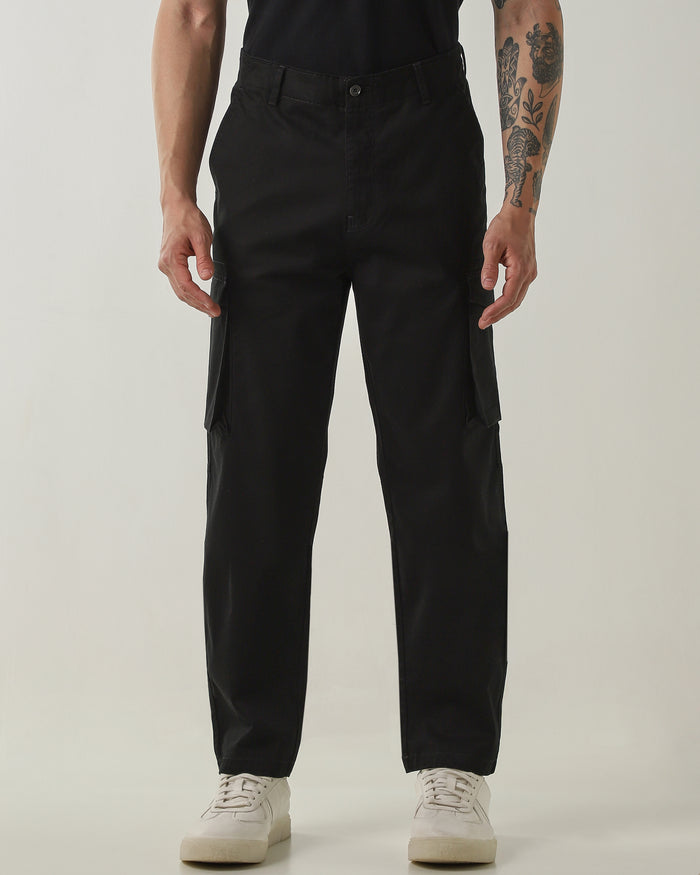 Regular Fit Cargo Black