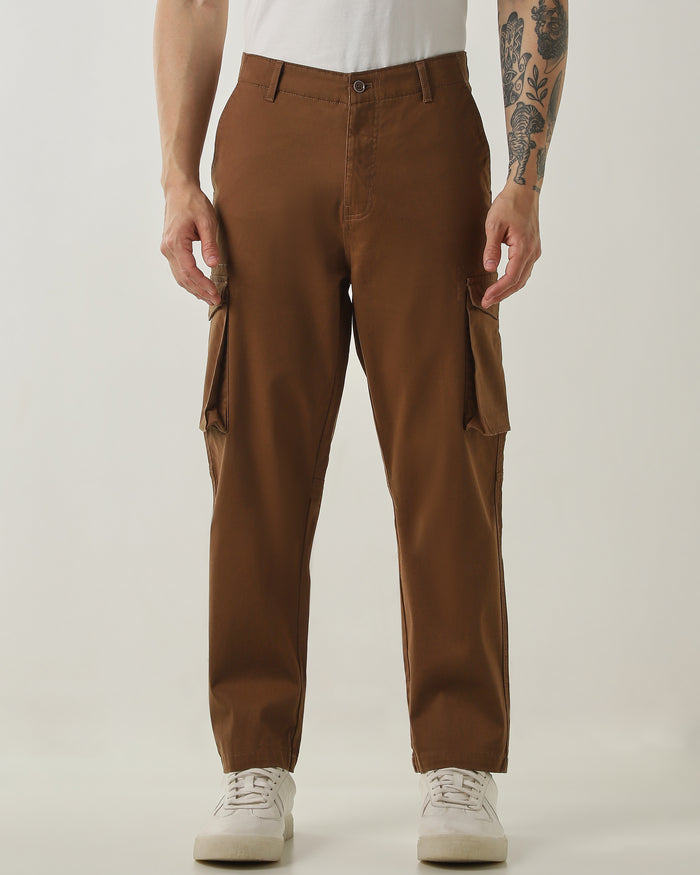 Regular Fit Cargo Brown