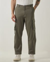 Regular Fit Cargo Olive