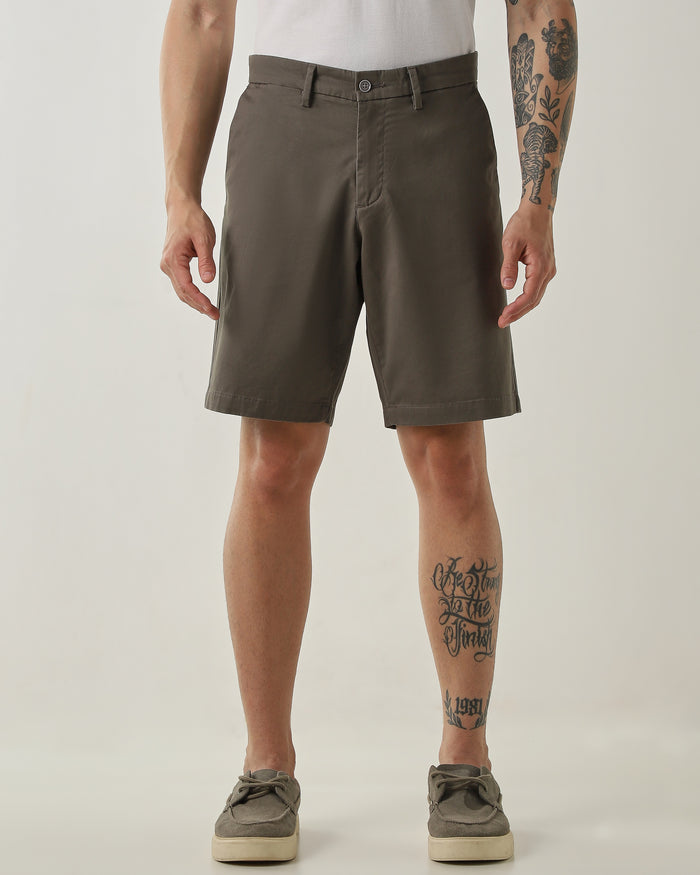 Regular Fit Shorts Olive