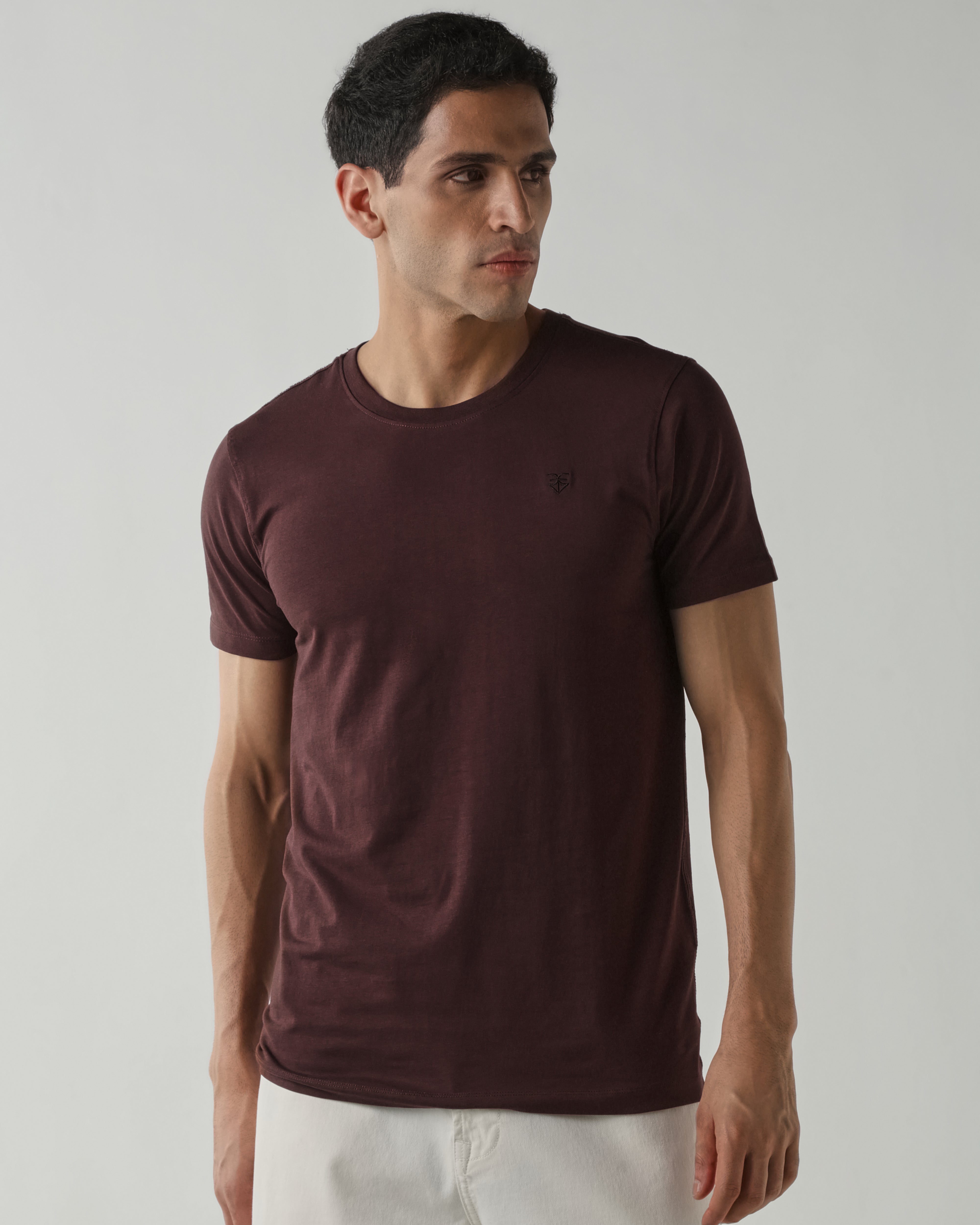 Topwear Single Jersey T-Shirts – Coffee