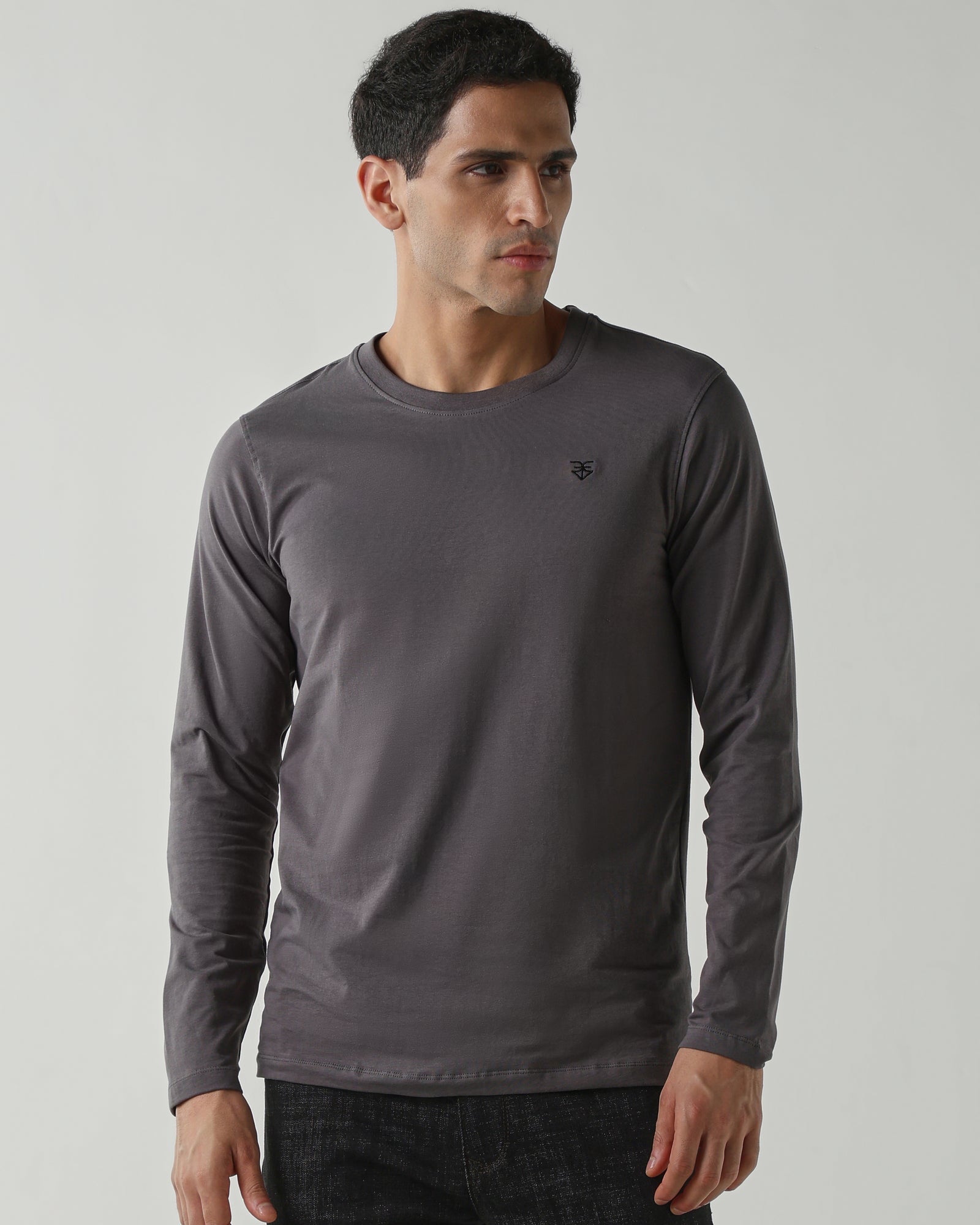 Topwear Jersey Knit Fabric T-Shirts – Dk Grey