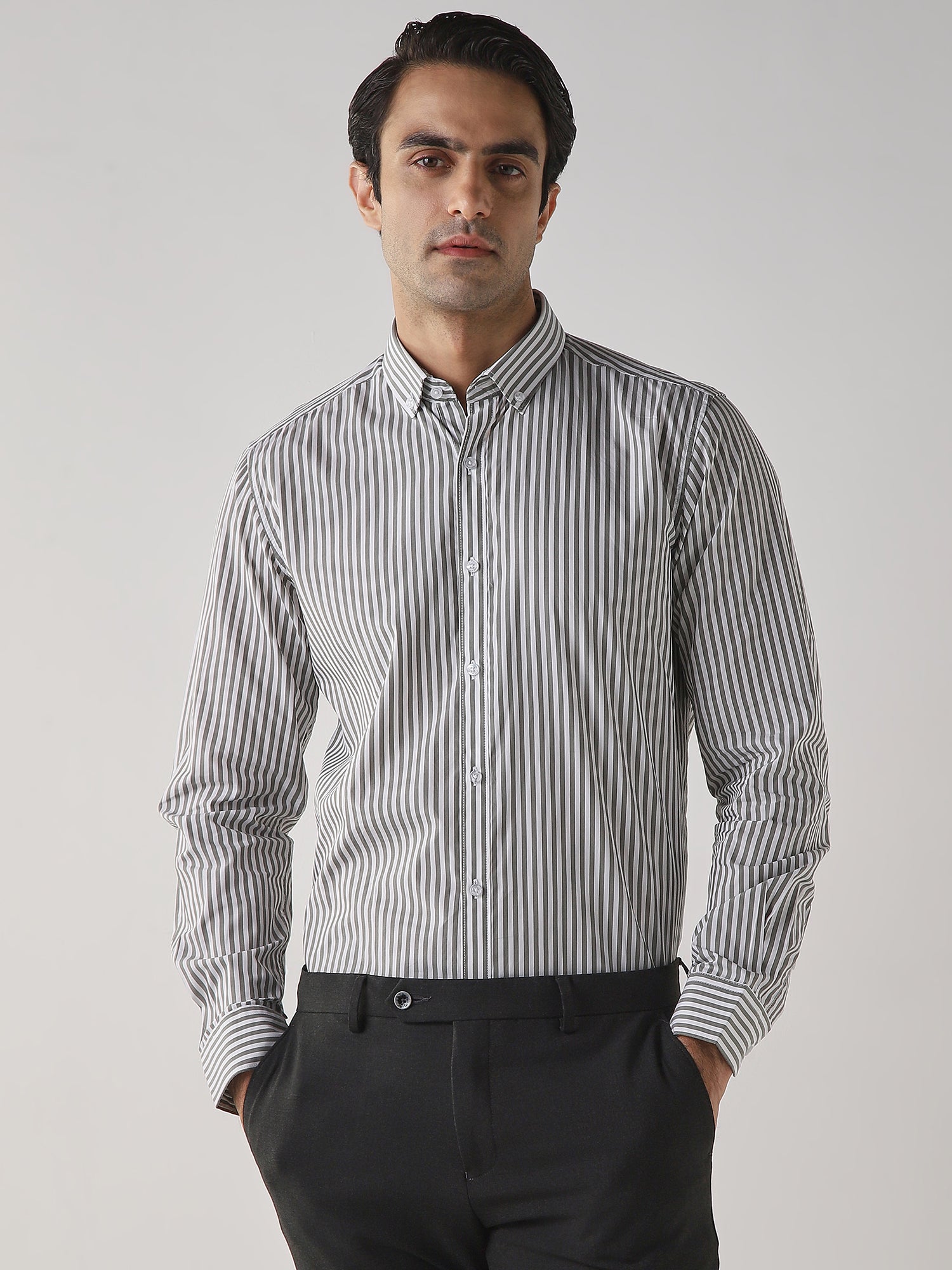 Shirts - WHITE/GREY | Classic Formalwear